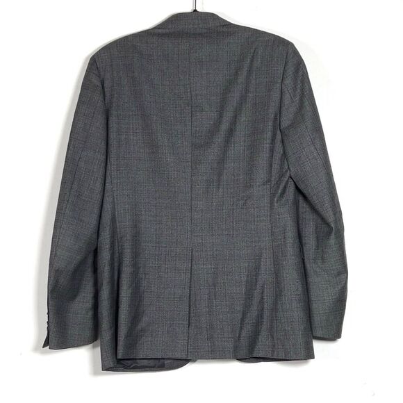 Canali Milano Wool Blazer Mens Sz 52R Gray 2 Button Single Vent - Picture 5 of 15